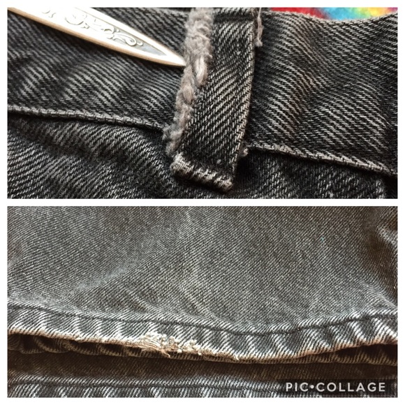 Vintage Hugo Boss Black Denim Jeans USA 32/30 - Picture 5 of 8